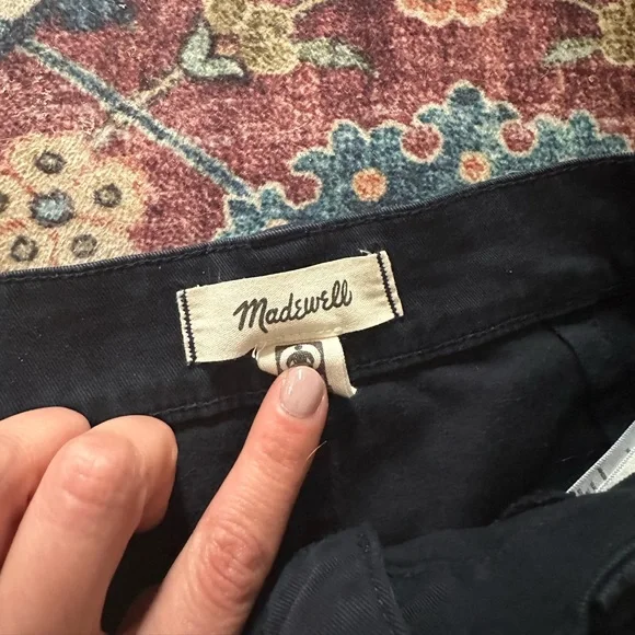 Madewell Navy Blue Emmett Pants - Picture 6 of 12